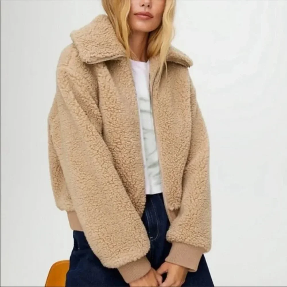 Wilfred Free Teddy Coat - XS (Aritzia) - Picture 4 of 5